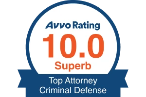 Avvo Rating 10.0 - Top Attorney Criminal Defense